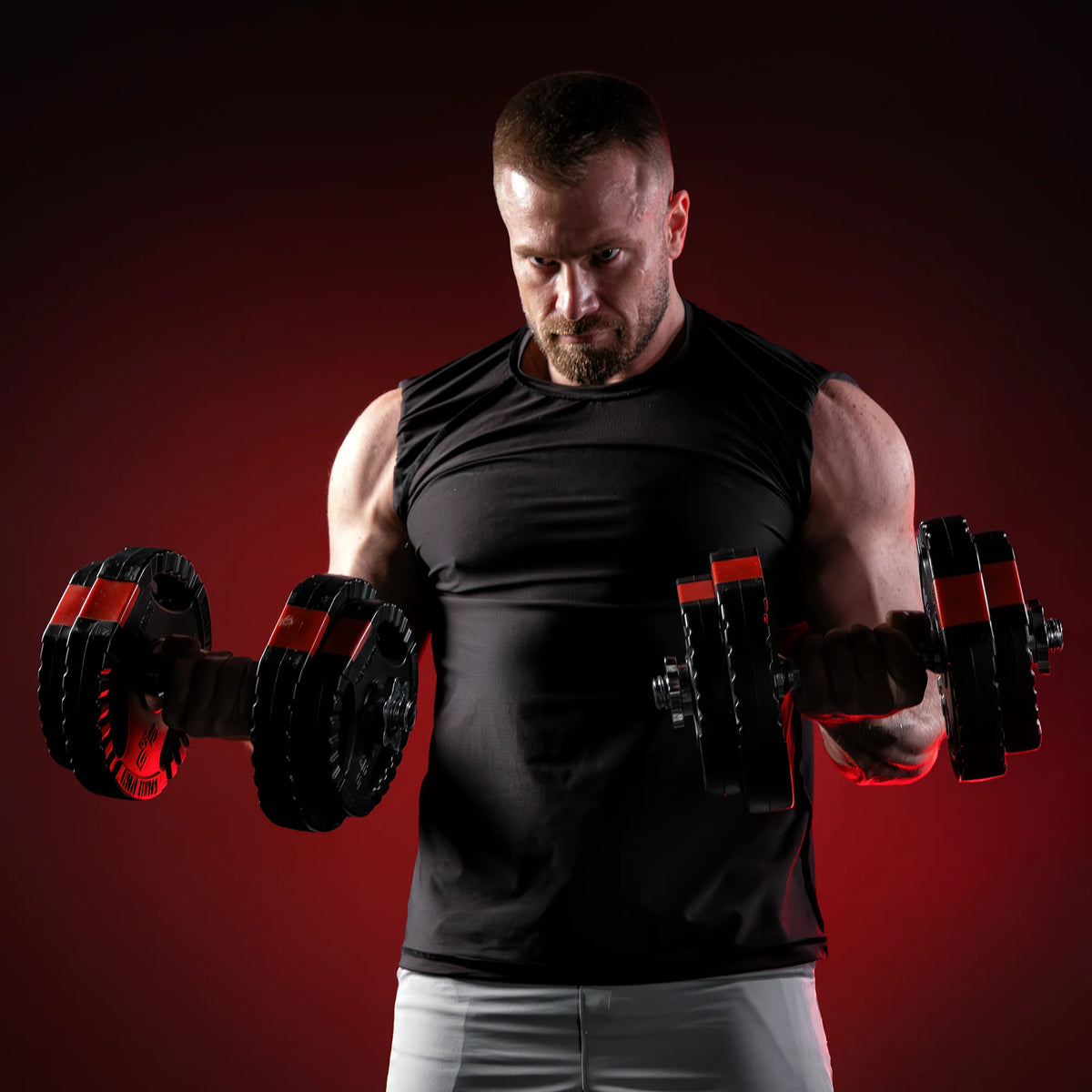 Set podesivih bučica sa rukohvatima 30 kg