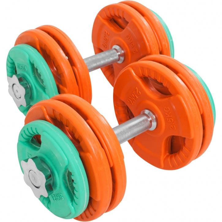 Podesive bučice gumirane 30 kg