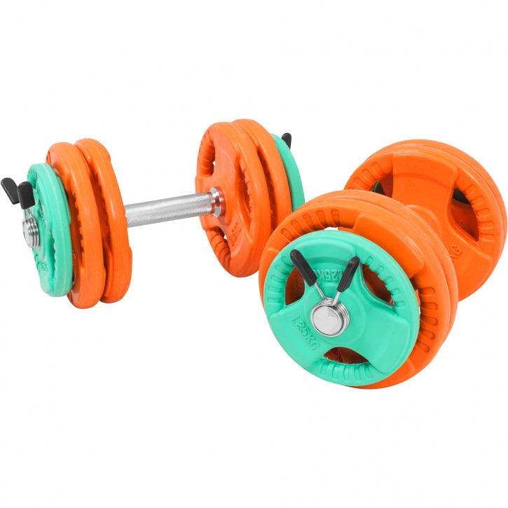 Podesive bučice gumirane 30 kg