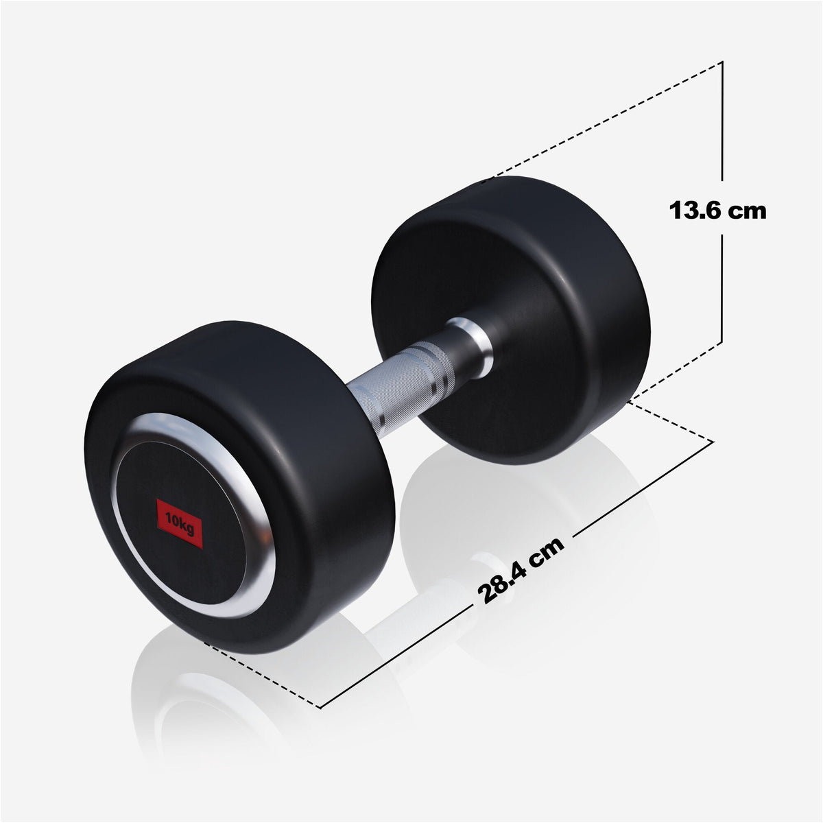 Fiksne gumirane bučice PRO 2,5 - 35 kg