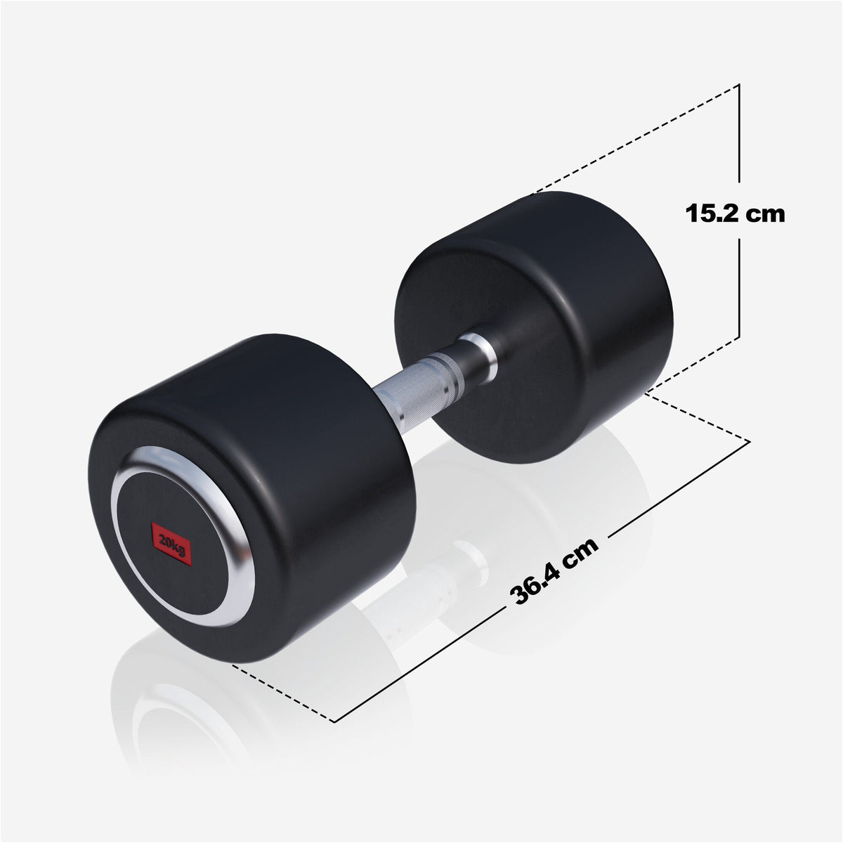 Fiksne gumirane bučice PRO 2,5 - 35 kg