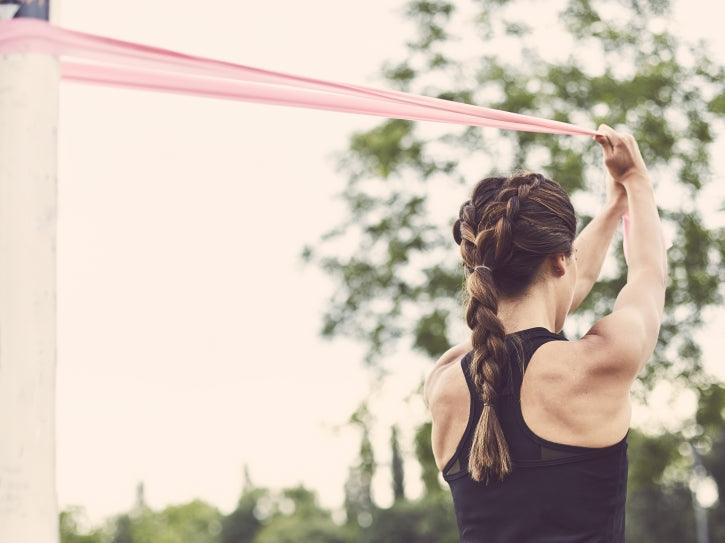 Elastične trake za vežbanje od lateksa 120 - 200 cm