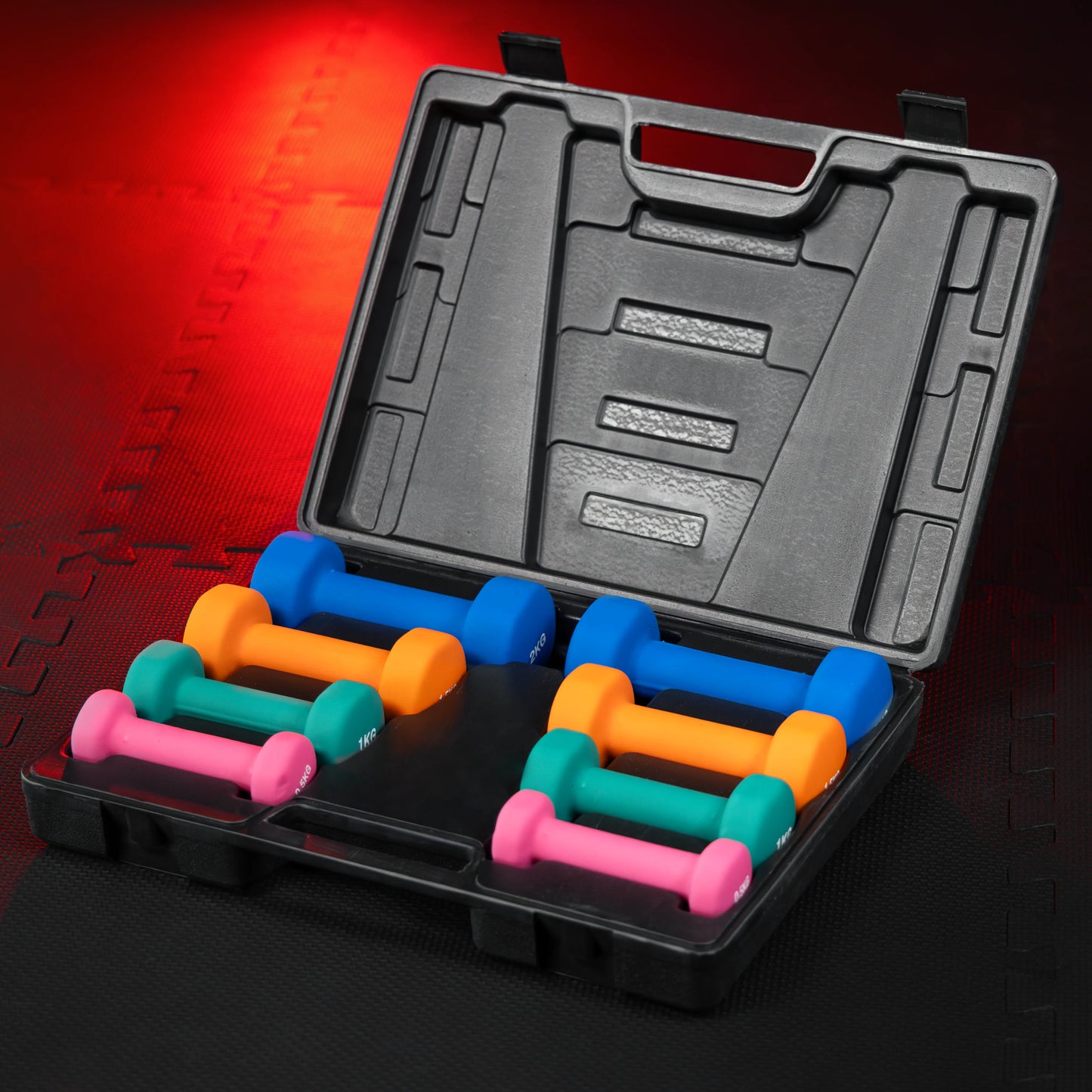 Tegovi za aerobik 10 kg sa koferom