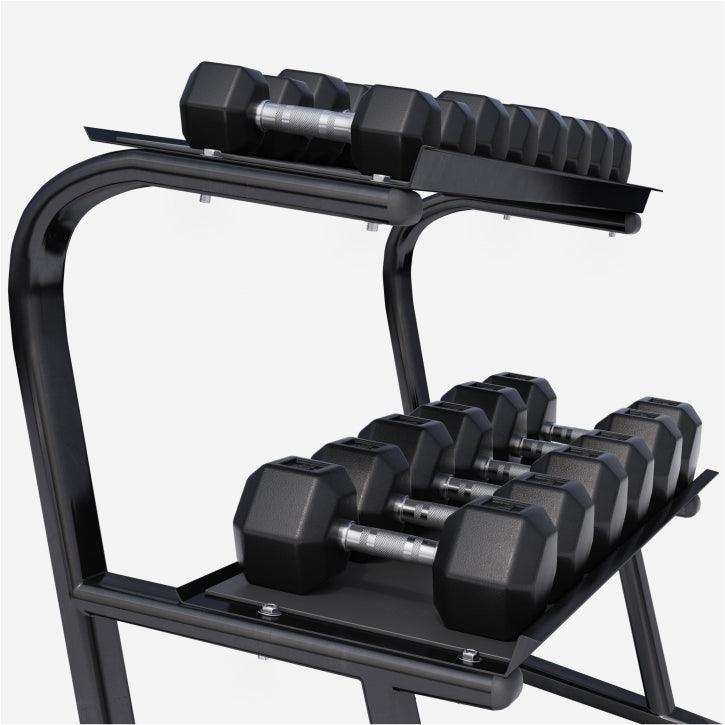 Set hex bučica 237 kg sa stalkom