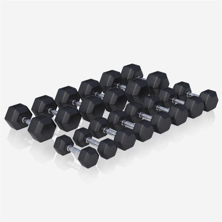 Set hex bučica 237 kg sa stalkom