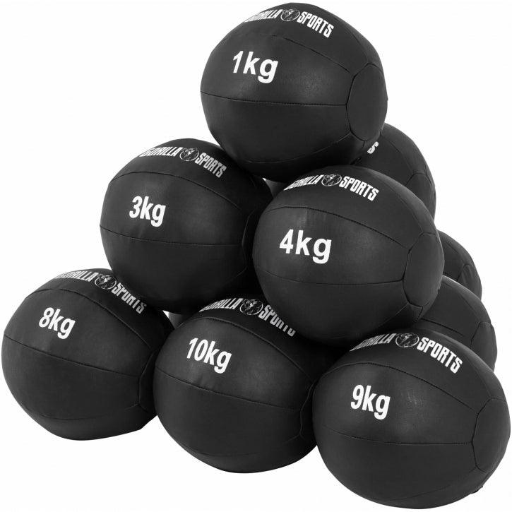 Medicinska lopta od kože 5 - 10 kg