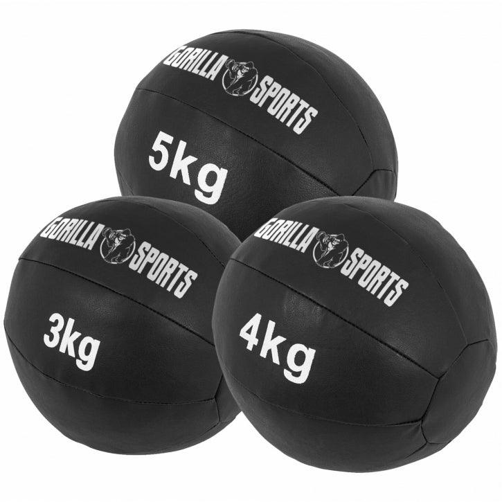 Medicinska lopta od kože 5 - 10 kg