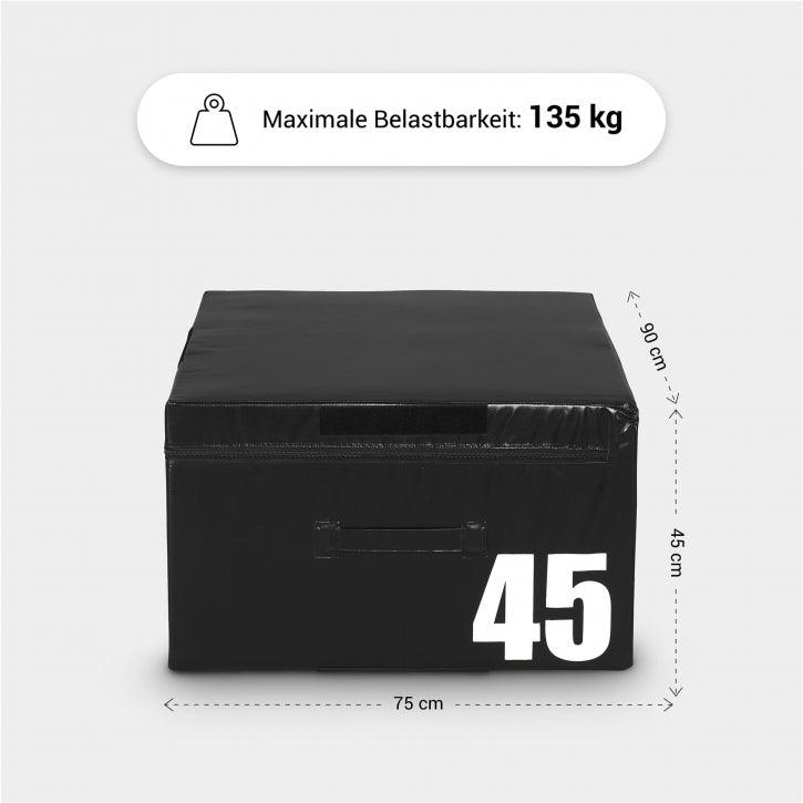 Mekana pliometrijska kutija sa čičak trakom 15 - 60 cm