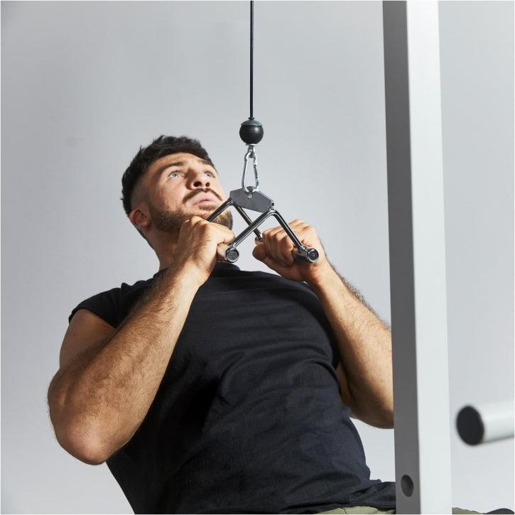 Kanap za triceps i nastavak za veslanje za lat mašinu