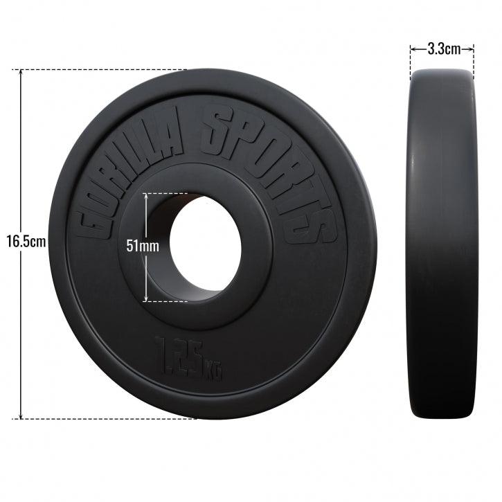 Plastični olimpijski tegovi 5 - 15KG