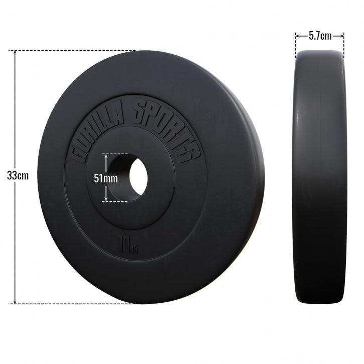 Plastični olimpijski tegovi 5 - 15KG