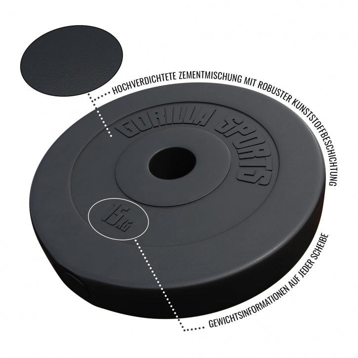 Plastični olimpijski tegovi 5 - 15KG