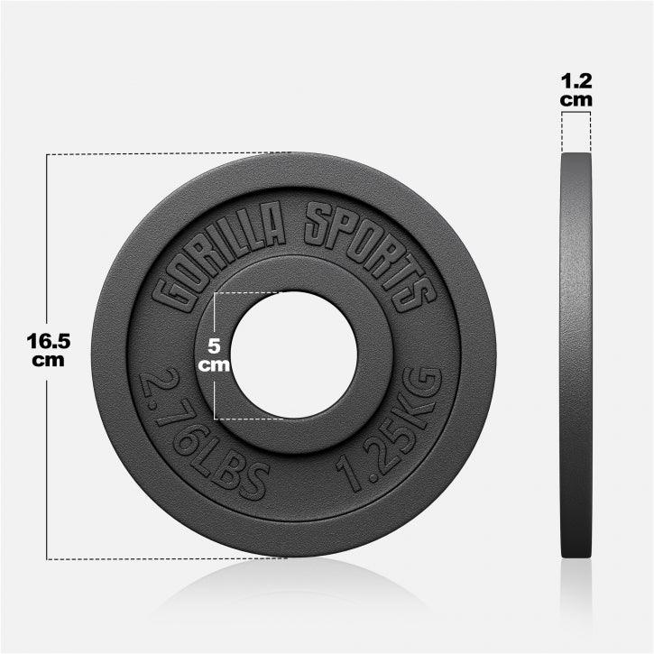 Olimpijski tegovi od livenog gvožđa 50/51 mm