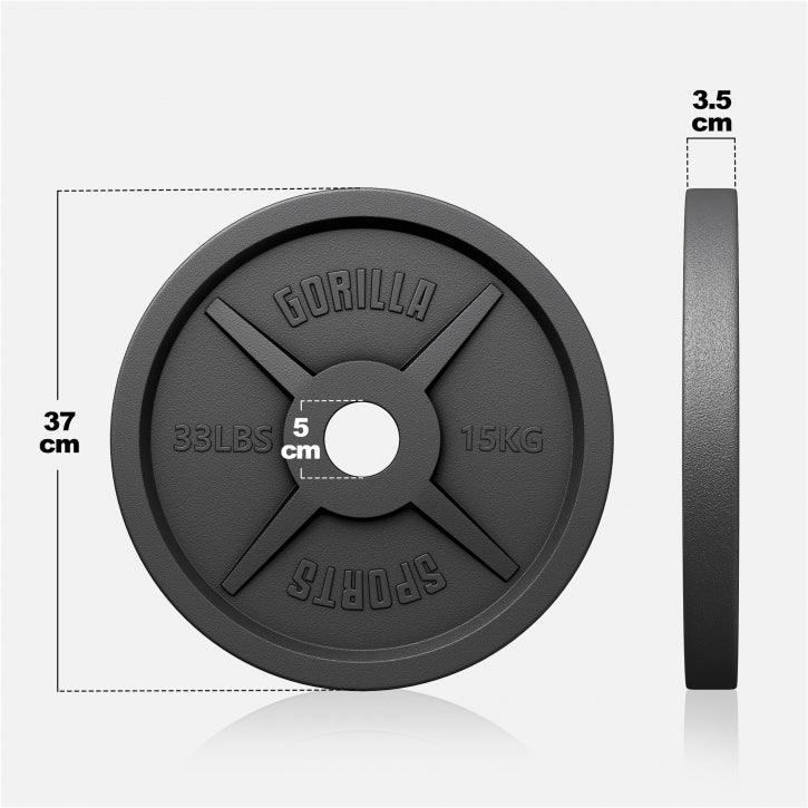 Olimpijski tegovi od livenog gvožđa 50/51 mm