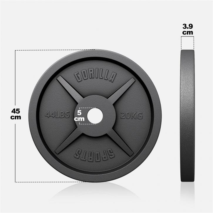 Olimpijski tegovi od livenog gvožđa 50/51 mm