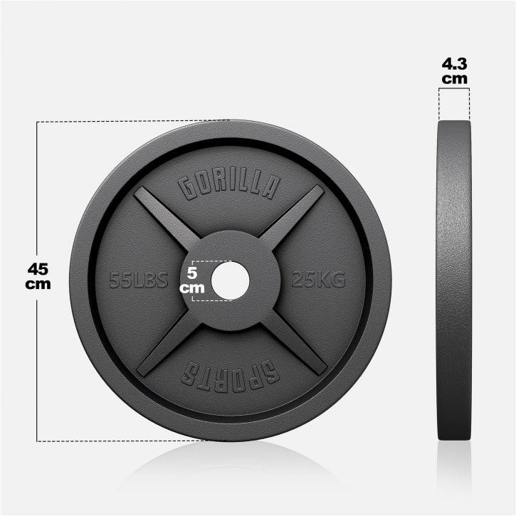 Olimpijski tegovi od livenog gvožđa 50/51 mm