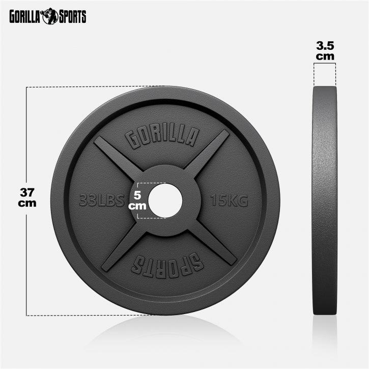 Olimpijski tegovi od livenog gvožđa 50/51 mm