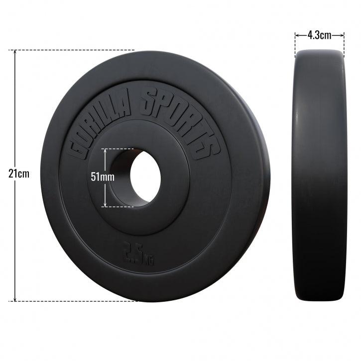 Plastični olimpijski tegovi 5 - 15KG