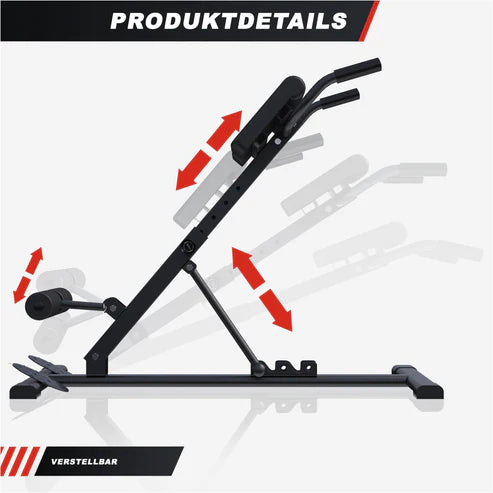 Klupa za hiperekstenziju podesiva