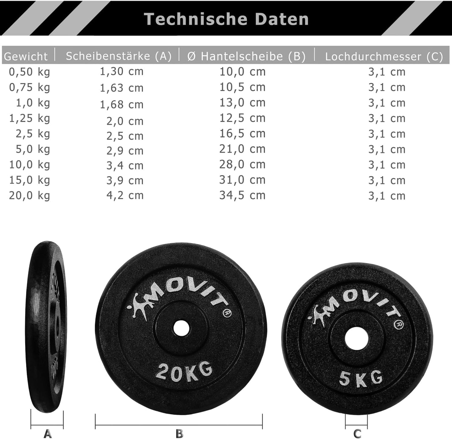 Set tegova 30/31 mm 20-30 kg
