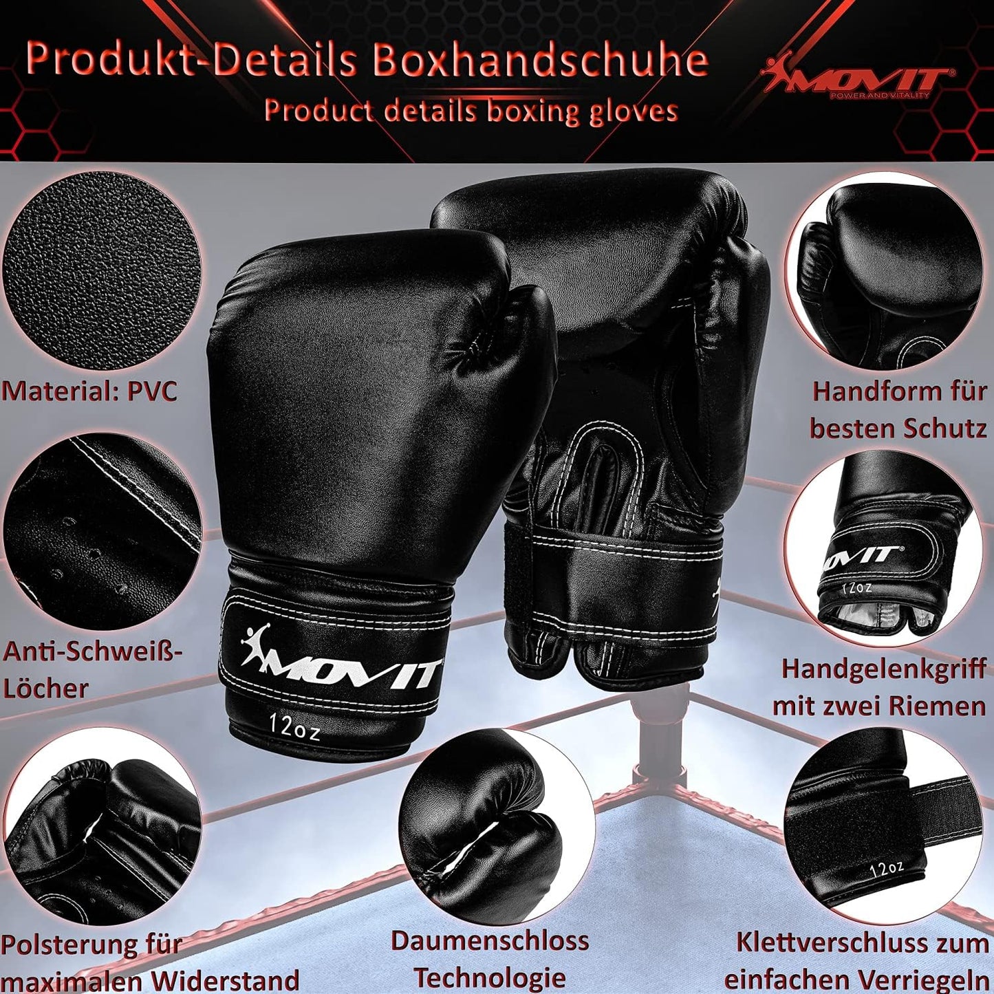 Komplet set za boks sa džakom, rukavicama i bandažerima