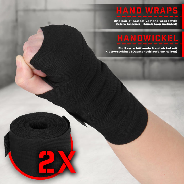 Vreća za boks (55 cm / Ø 25 cm / 9 kg) + Rukavice za decu + Bandažeri