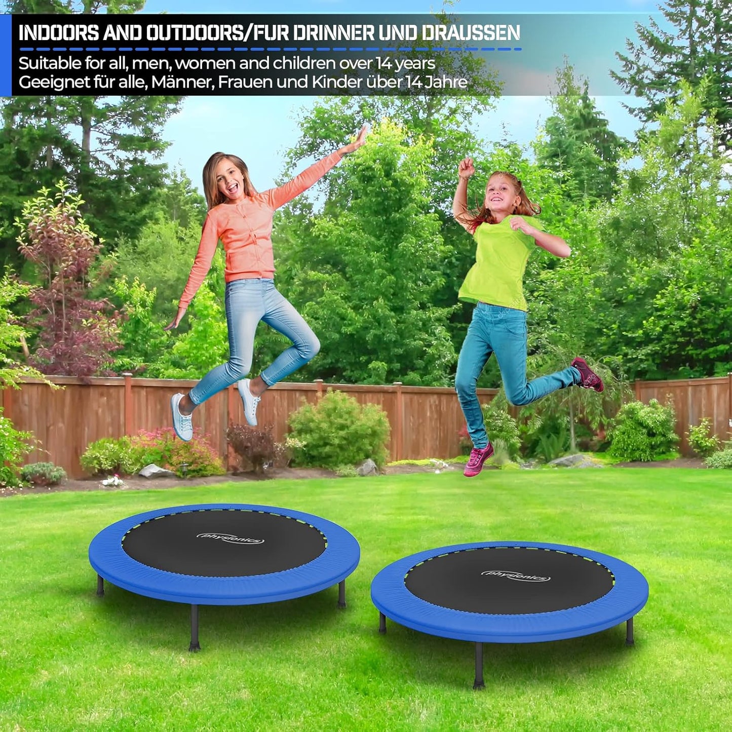 Fitnes trambolina 81 - 122 cm