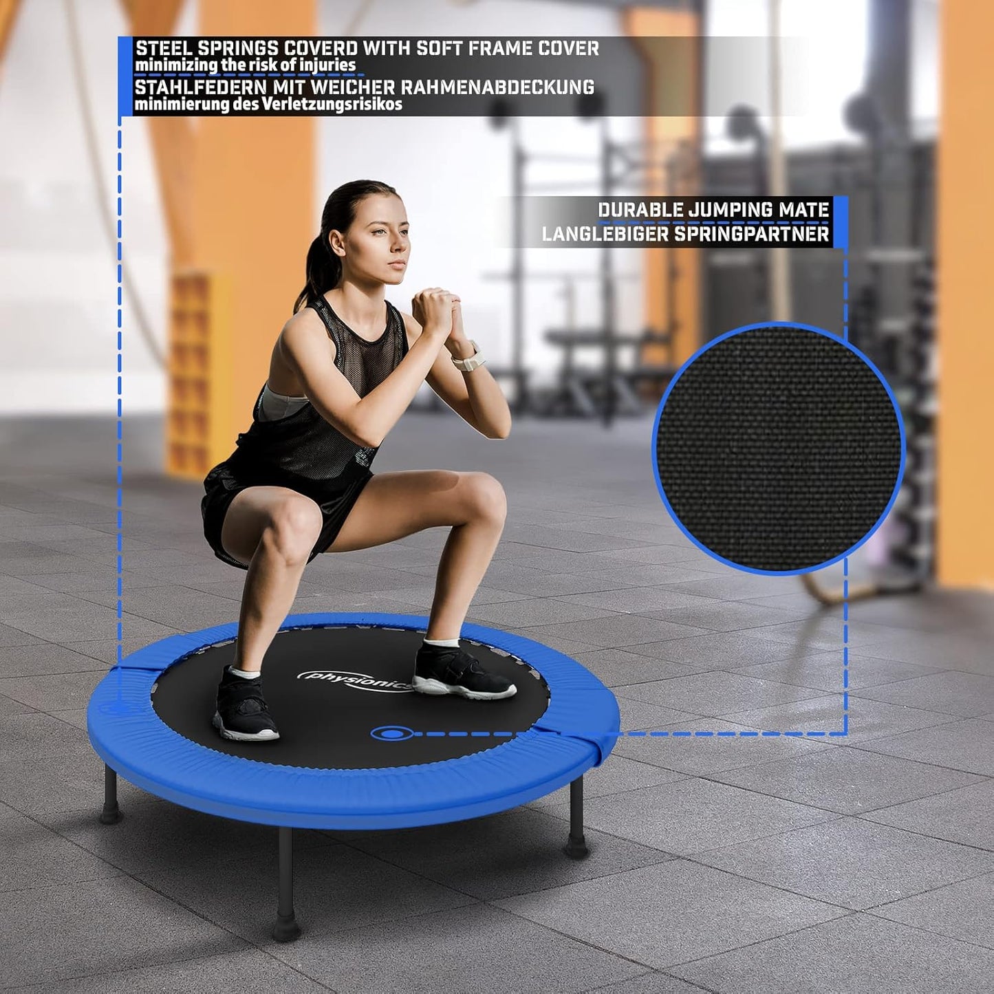 Fitnes trambolina 81 - 122 cm
