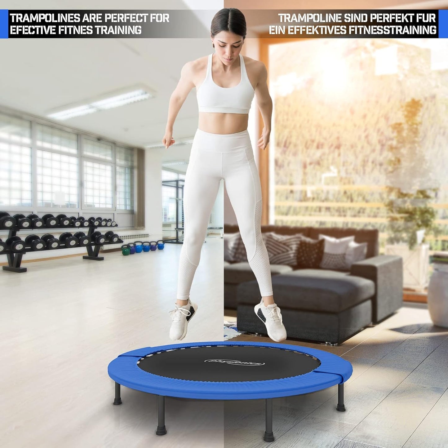 Fitnes trambolina 81 - 122 cm
