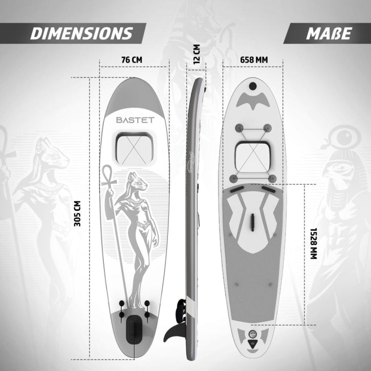 SUP daska 305 cm - Metalik boje