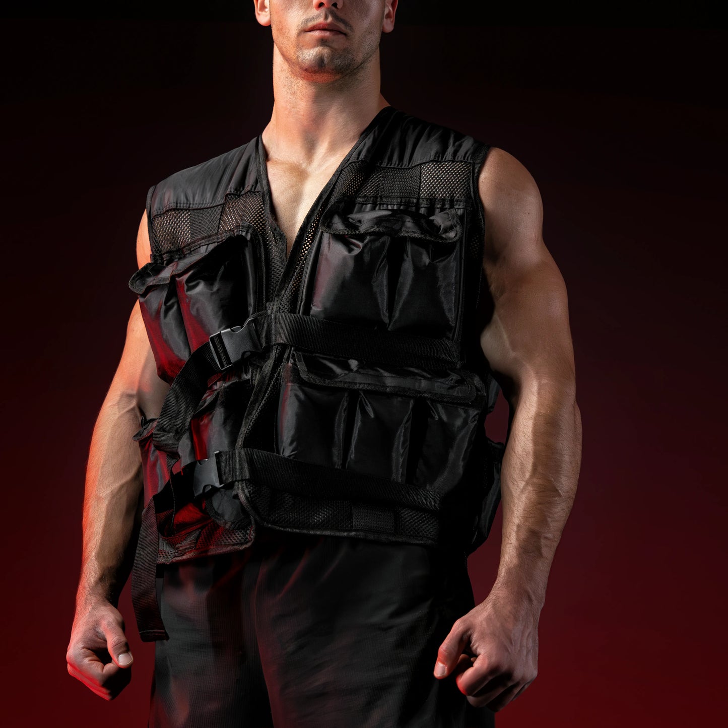 Prsluk sa opterećenjem crni