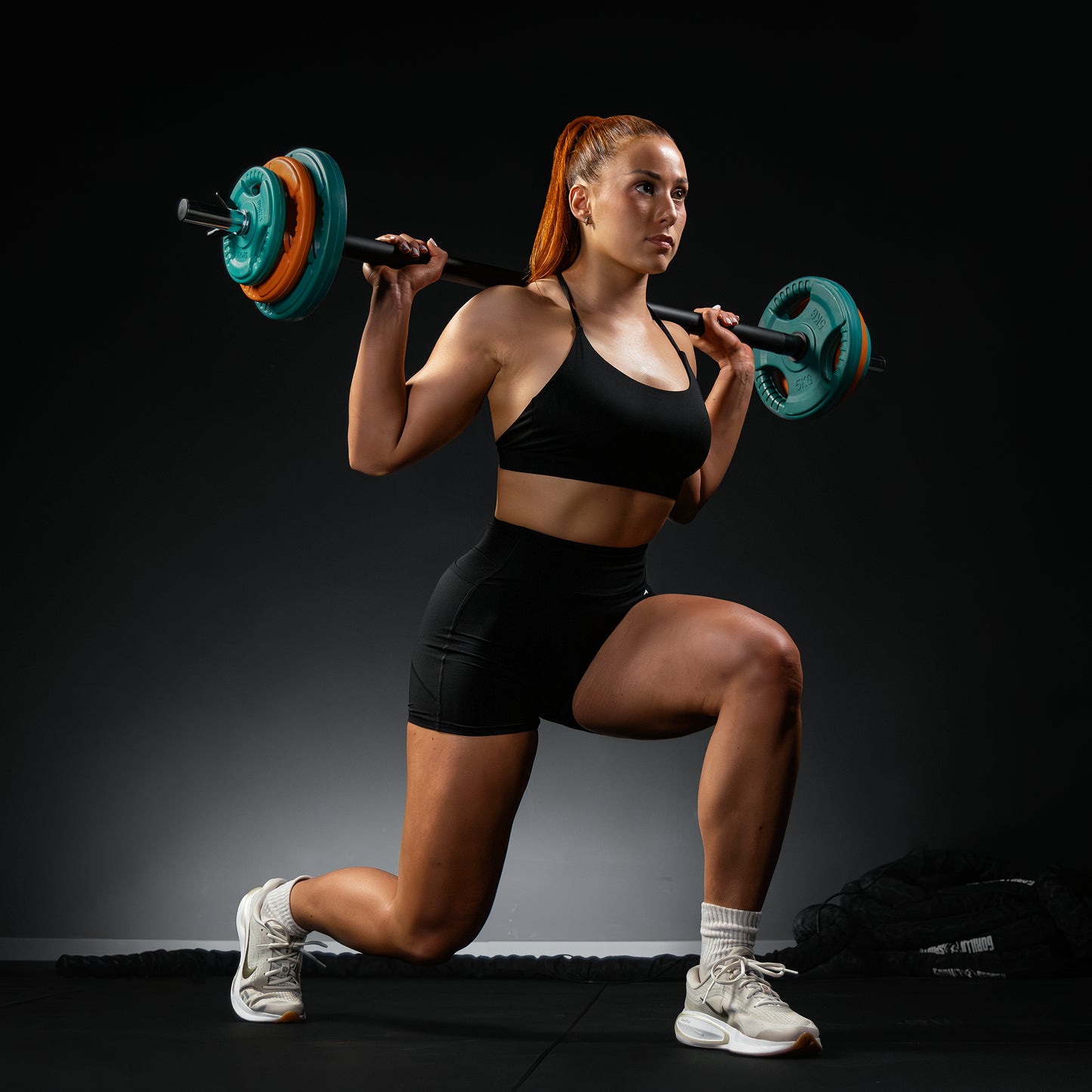 Set aerobik tegova gumirani