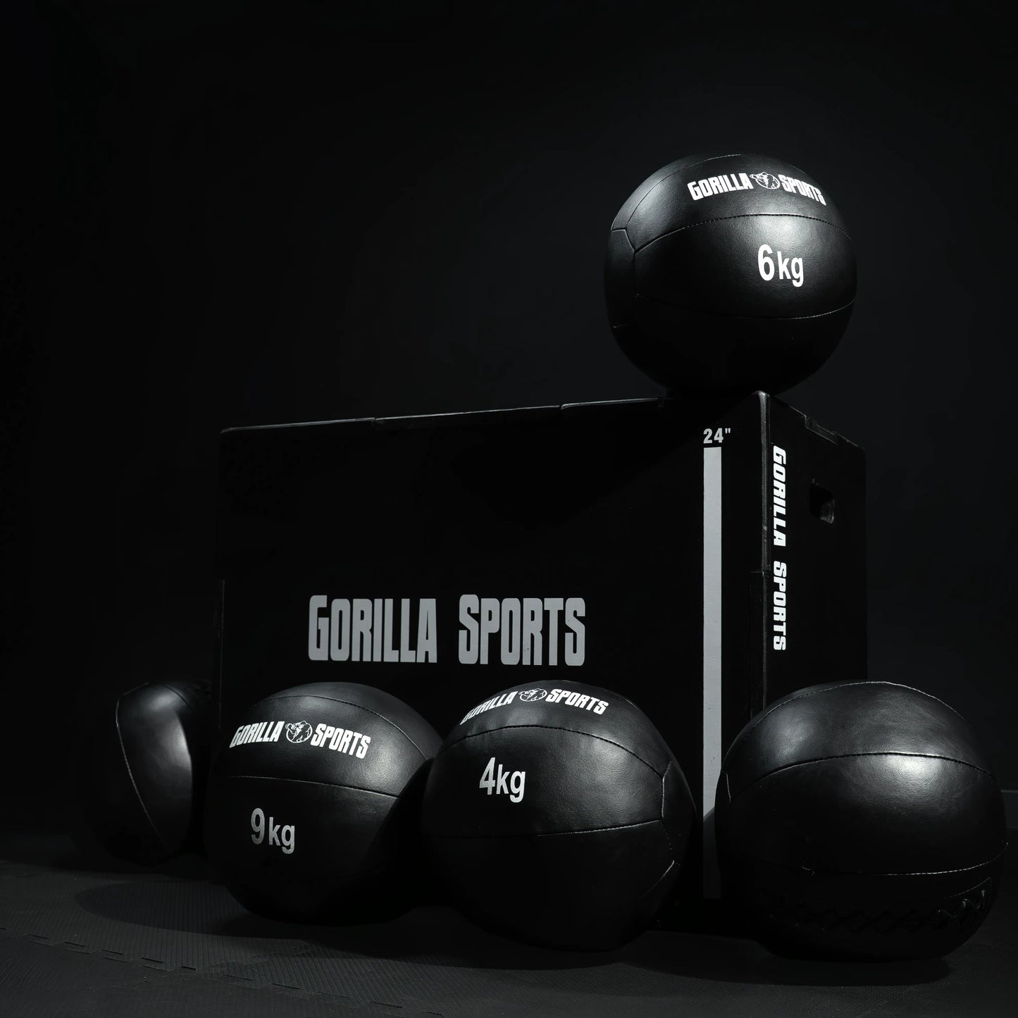 Medicinska lopta od kože 5 - 10 kg