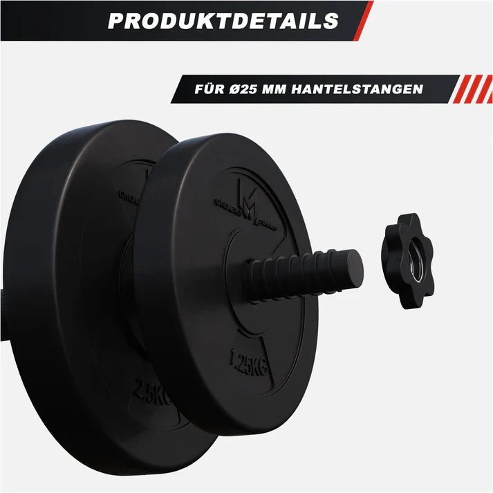 Set tegova 30 kg 25 mm Serie E